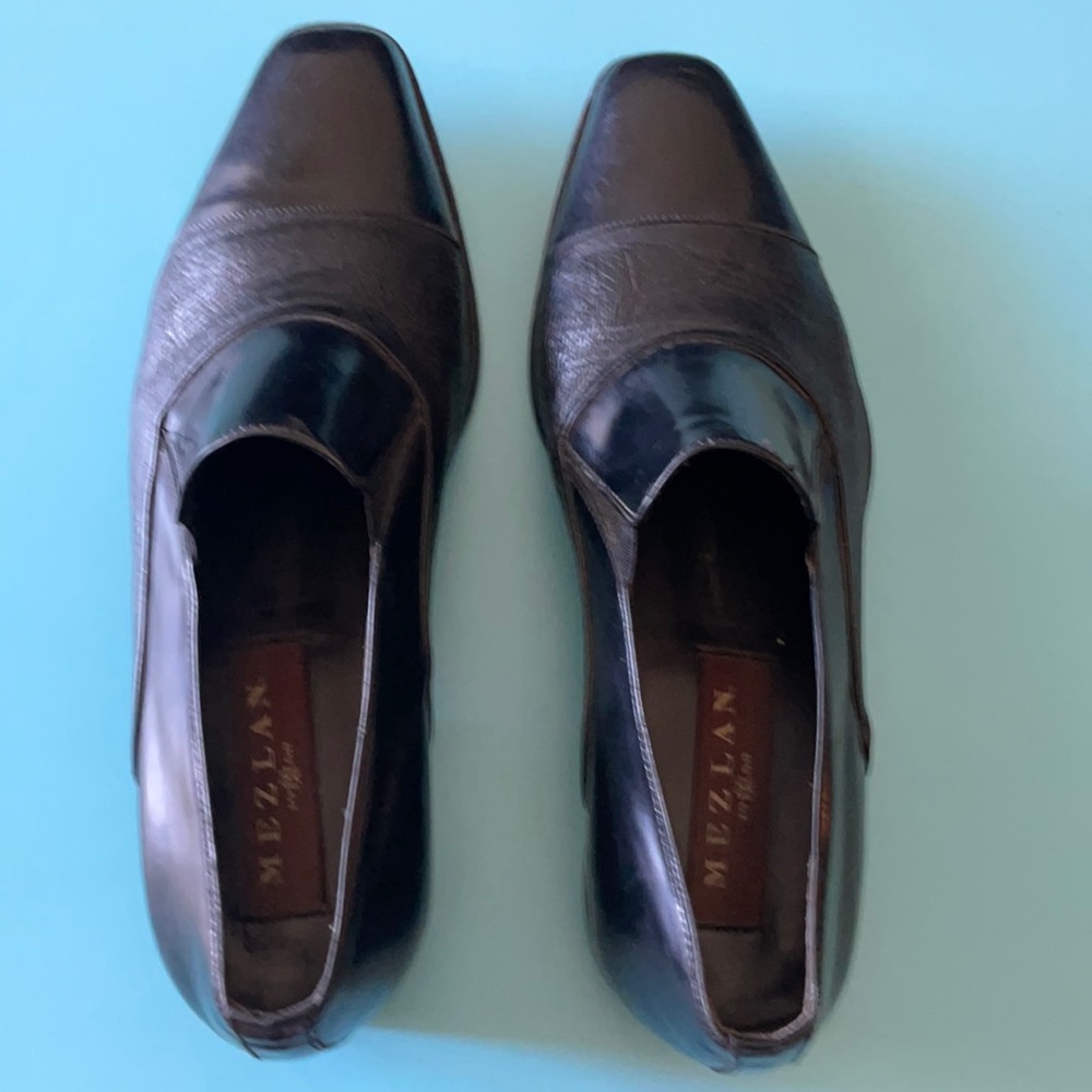 Mezlan Black dress shoes 10.5